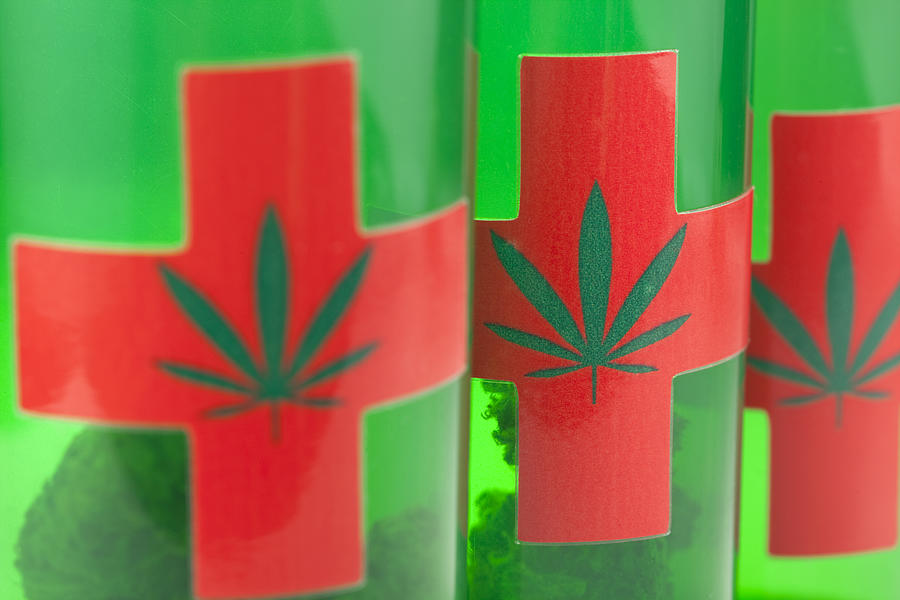 Medical Marijuana Containers Photograph by Belterz