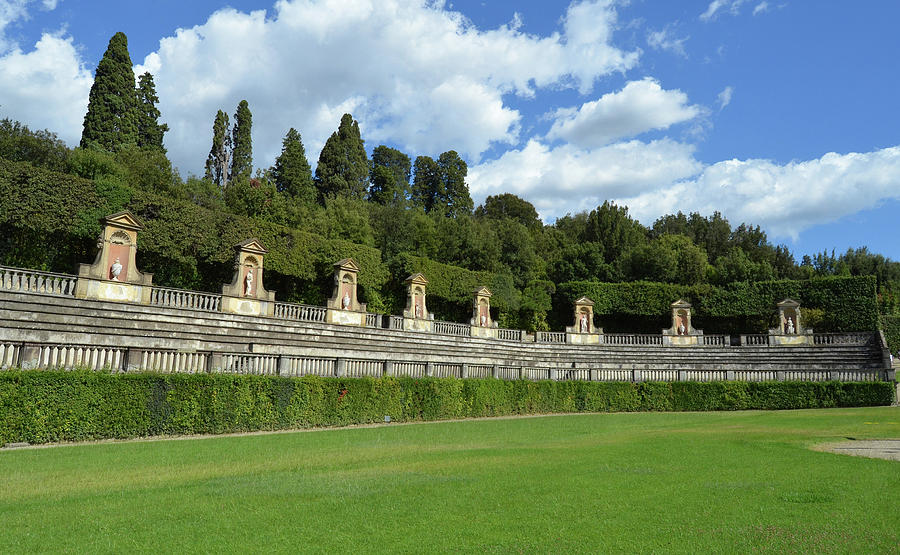 Medici Boboli Gardens Amphitheater Florence Italy Photograph by Shawn OBrien
