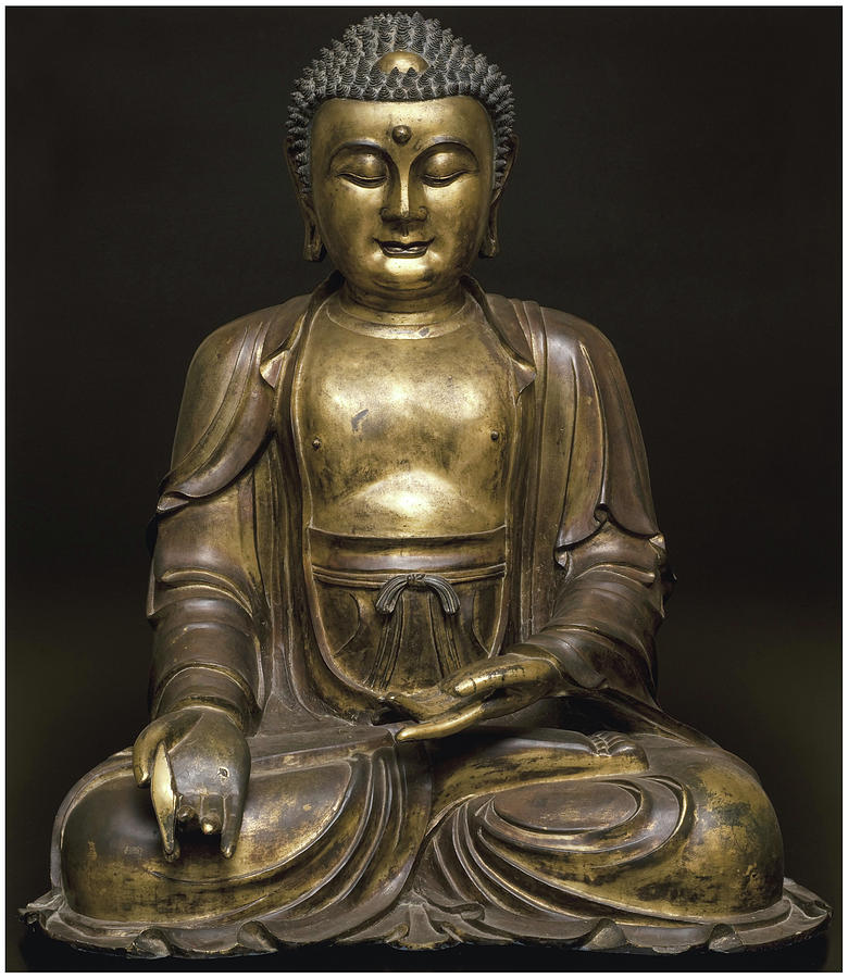 Medicine Buddha. Yaoshi fo. Bhaisajyaguru Painting by Orca Art Gallery ...