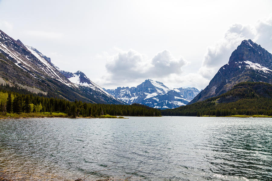Medicine Lake, Glacier National Park, Montana Photograph by Amit Basu Photography