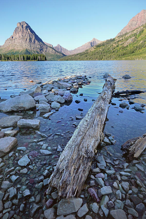 Medicine Lake Morn, Glacier National Park Photograph by JustJeffAz Photography