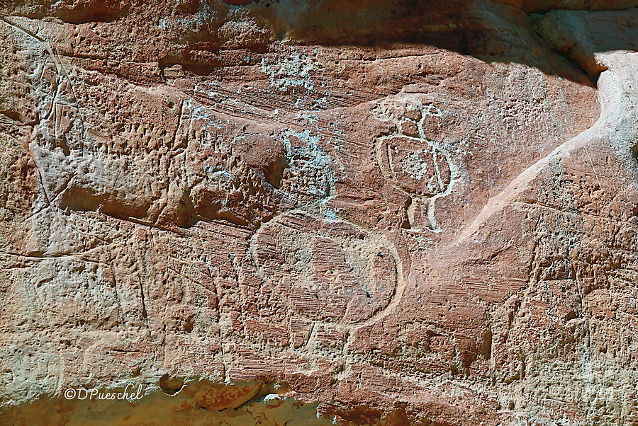 Medicine Lodge Rock Petroglyphs 1 Photograph by Debby Pueschel