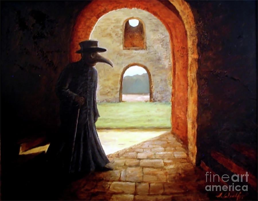 Medico Della Peste Painting - Medico Della Peste by Anatol Woolf Medico Della Peste Painting - Medico Della Peste by Anatol Woolf