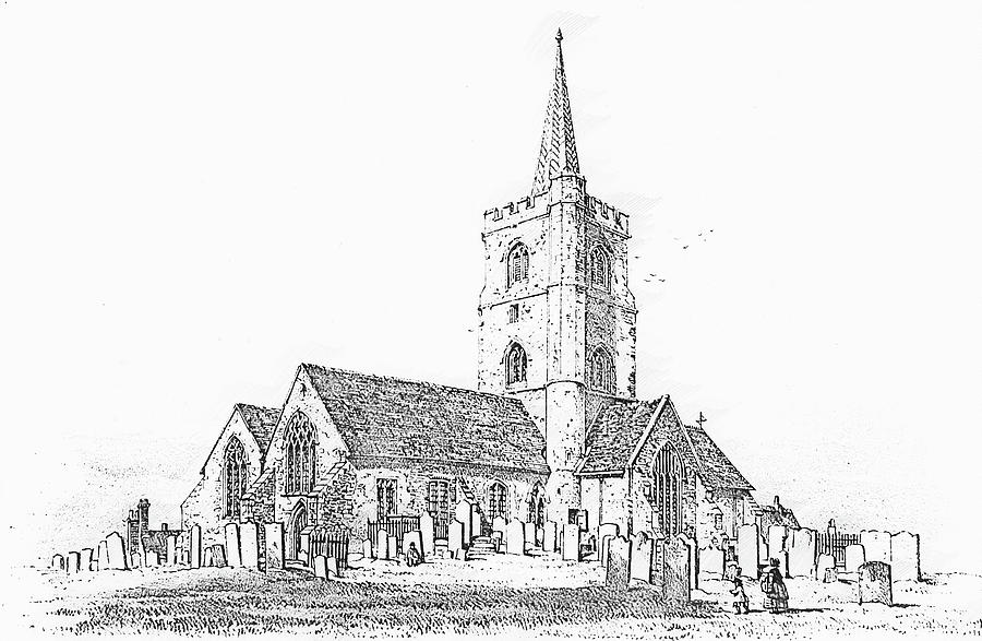 Medieval Church - 01 Drawing