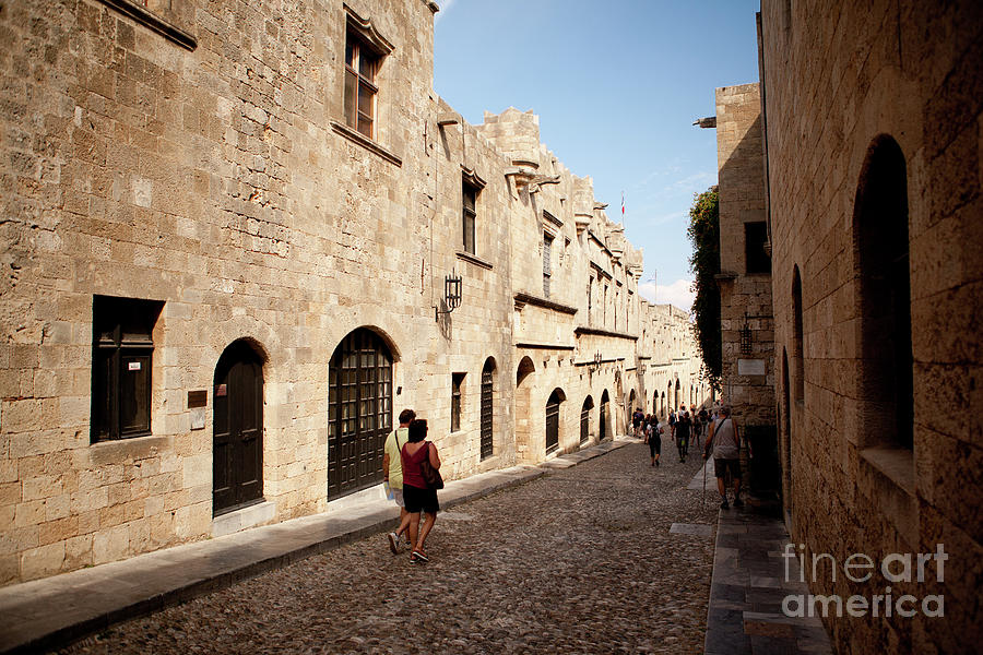 Medieval City of Rhodes Photograph by Rich S