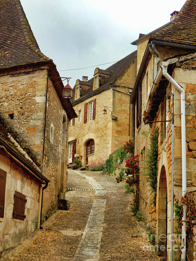 Medieval cobbled street Photograph by Stephen Farhall - Pixels