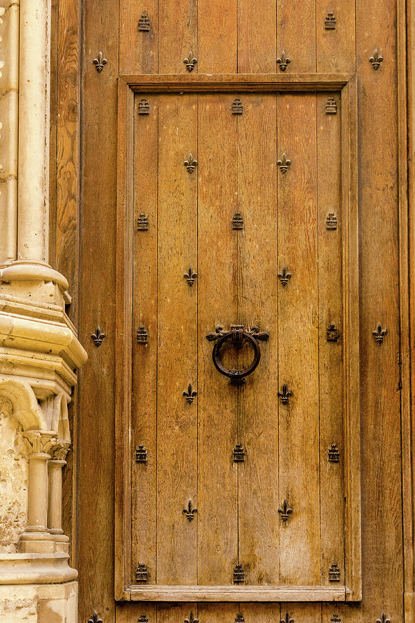 Medieval Door With Studs Photograph