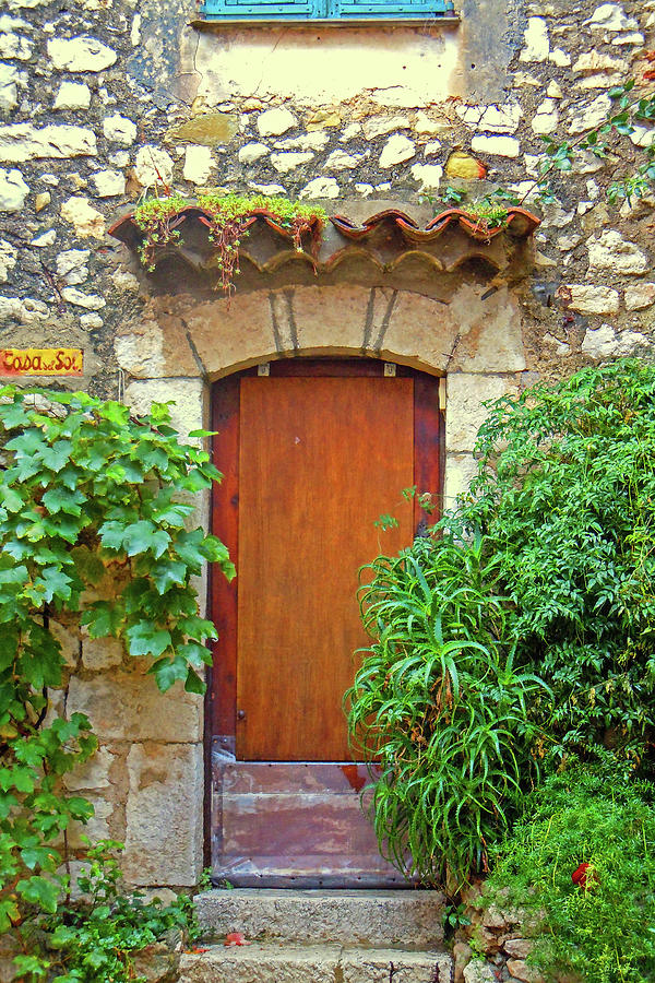 Medieval Doorway in Eze Photograph by Brian Shaw - Fine Art America