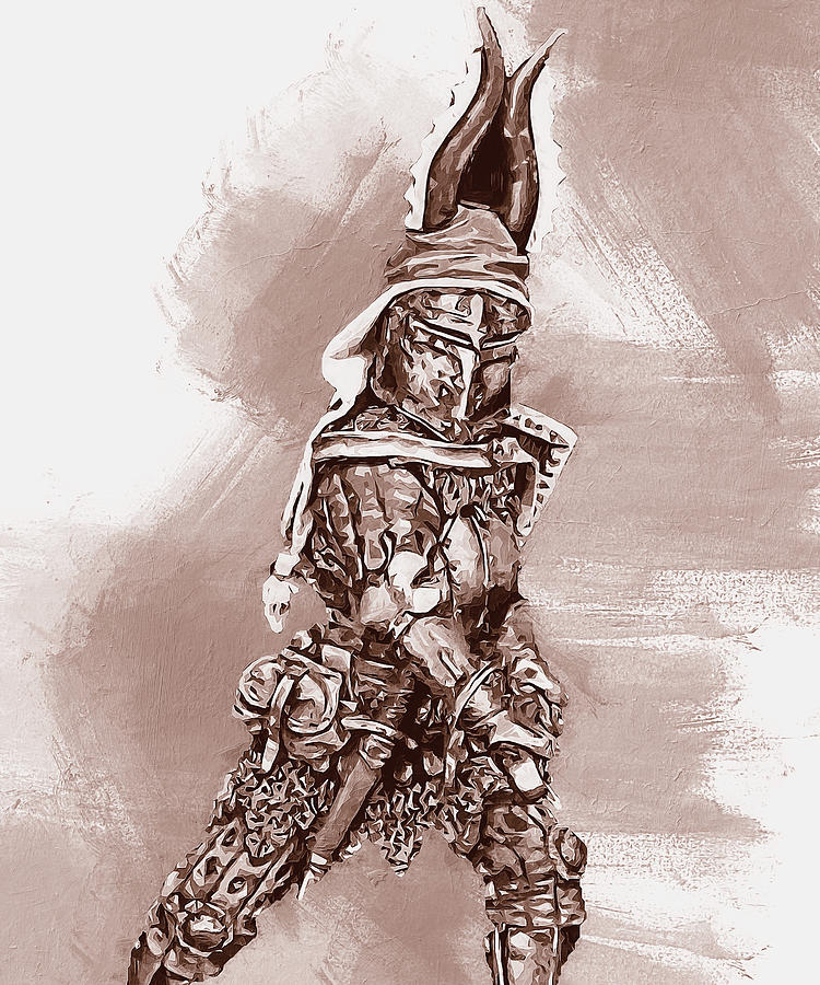 Medieval Infantryman - 05 Painting by AM FineArtPrints