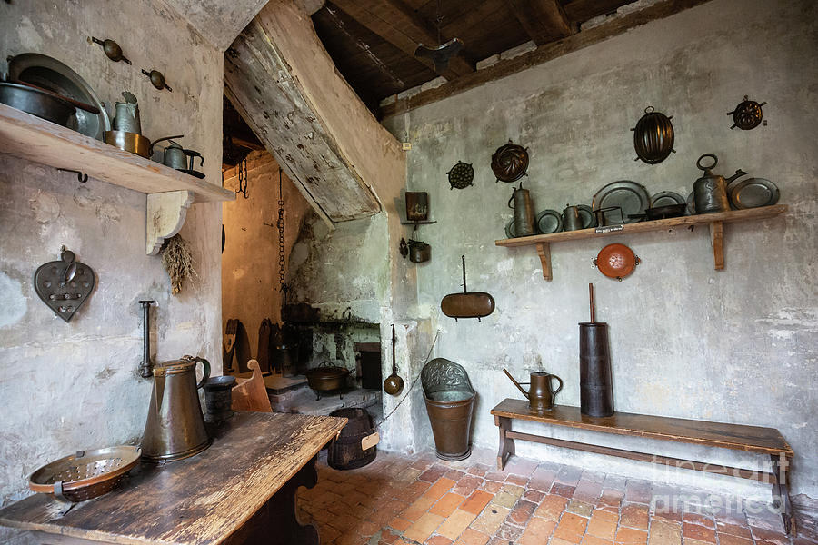 Medieval Kitchen Interior Photograph by Eva Lechner