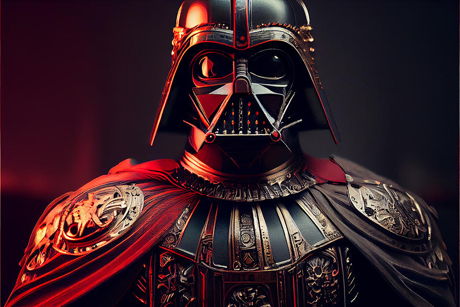 Medieval Knight Darth Vader Digital Art by KrimsonForge - Fine Art America