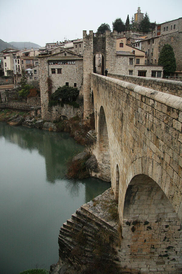 medieval stone bridge in Besalú (Catalonia) Photograph by Jordi Payà Canals