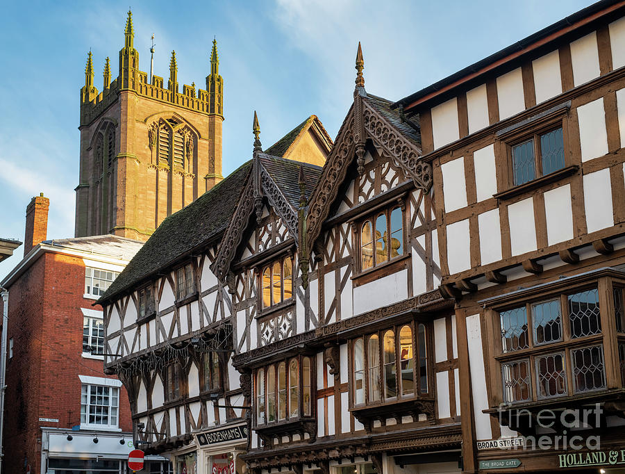 Medieval Timber Framed Buildings Ludlow Photograph by Tim Gainey