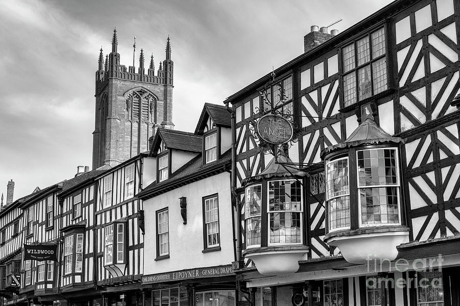 Medieval Timber Framed Buildings on Broad Street Ludlow Photograph by Tim Gainey