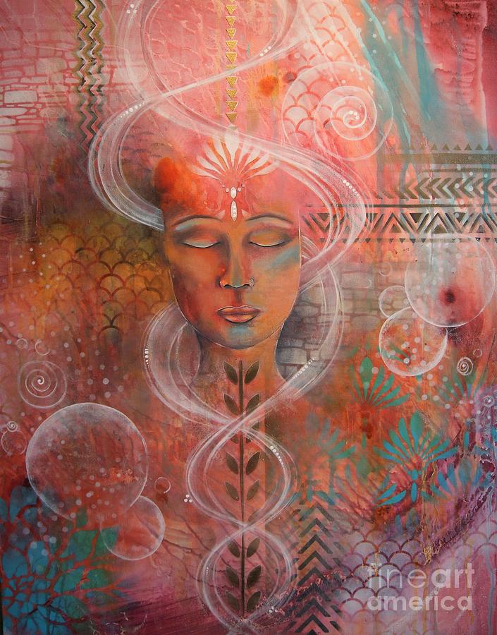Meditation 5 Painting by Reina Cottier
