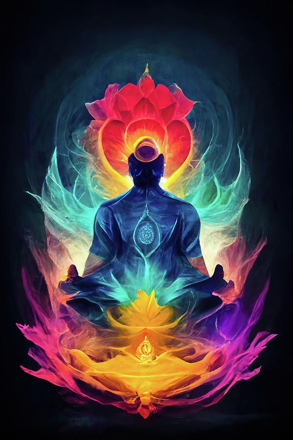 Meditation Art 01 Spiritual Energy Digital Art by Matthias Hauser - Pixels