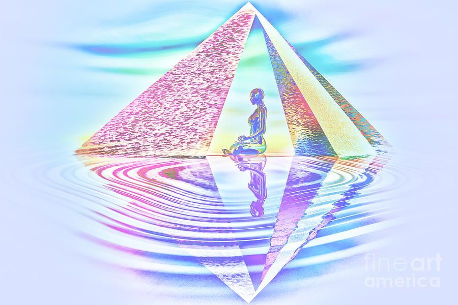 Meditation B Digital Art by Shadowlea Is