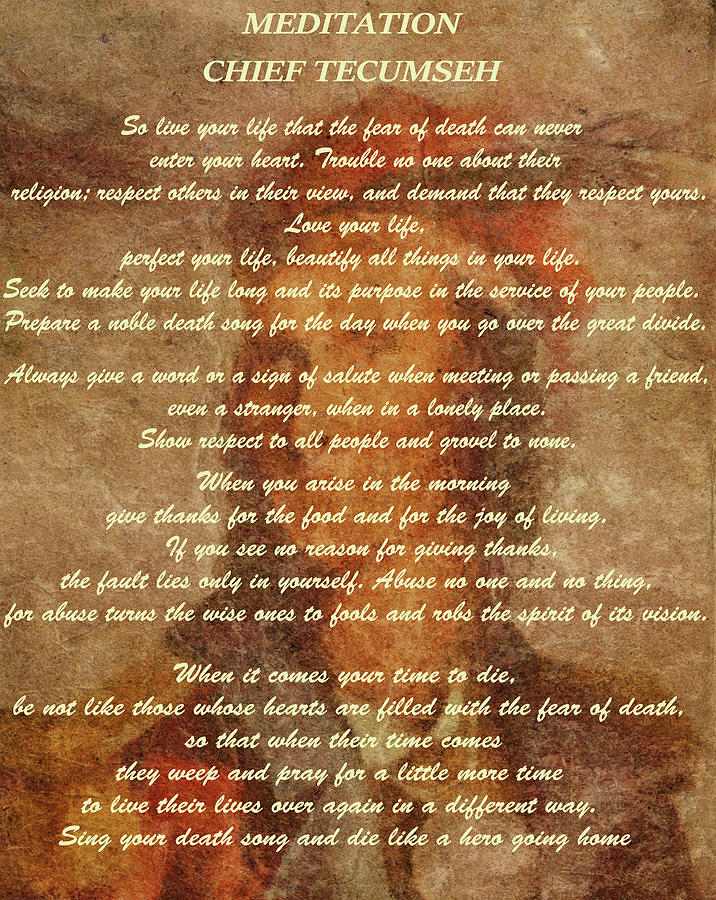 tecumseh poem
