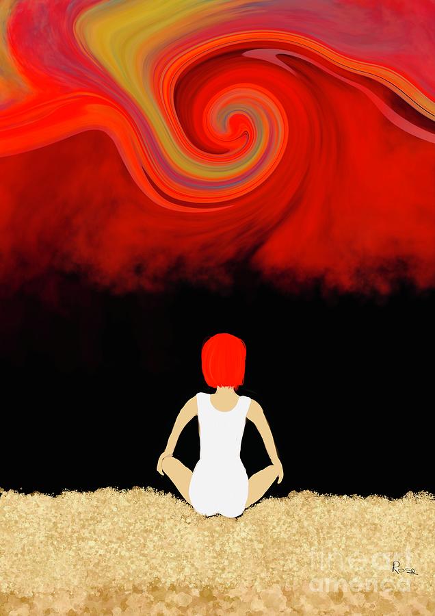 Meditation  Digital Art by Elaine Hayward