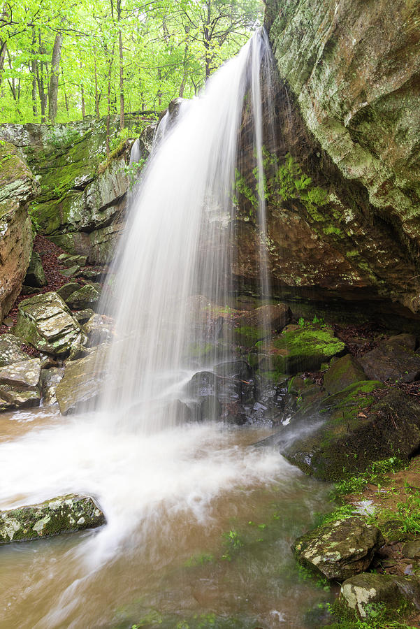 Meditation Falls Photograph by Grant Twiss Meditation Falls Photograph by Grant Twiss