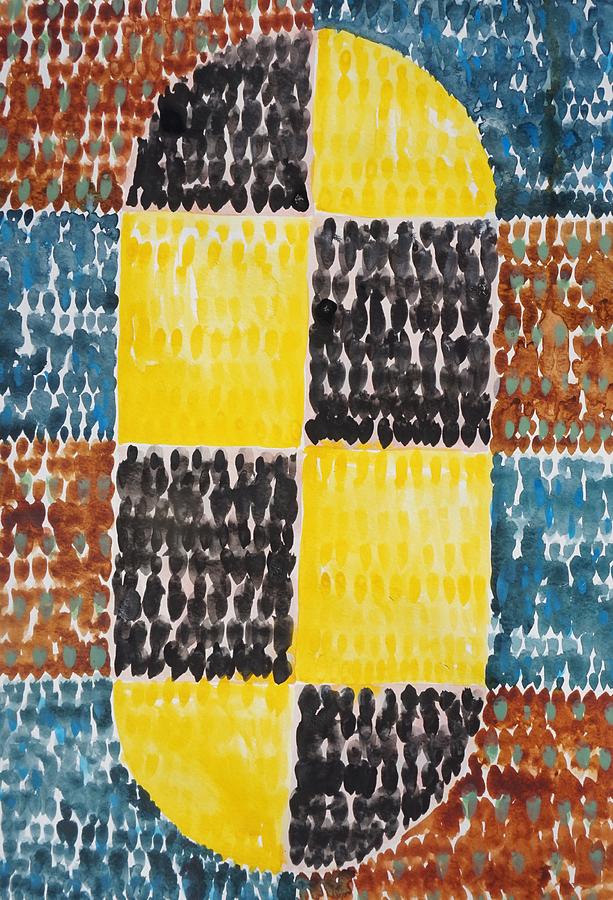 Yellow Painting - Meditation on Yellow by Bruce Black Yellow Painting - Meditation on Yellow by Bruce Black