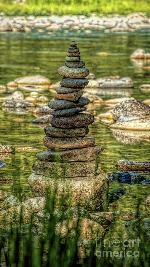 Meditation Rocks Photograph by Pamela Dunn-Parrish