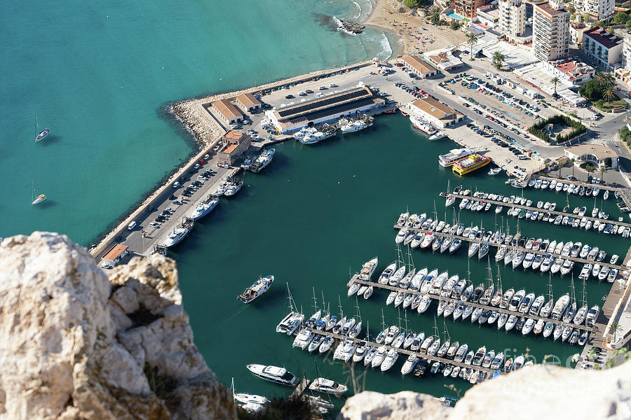 Mediterranean coast and port in Calpe 3 Photograph by Adriana Mueller