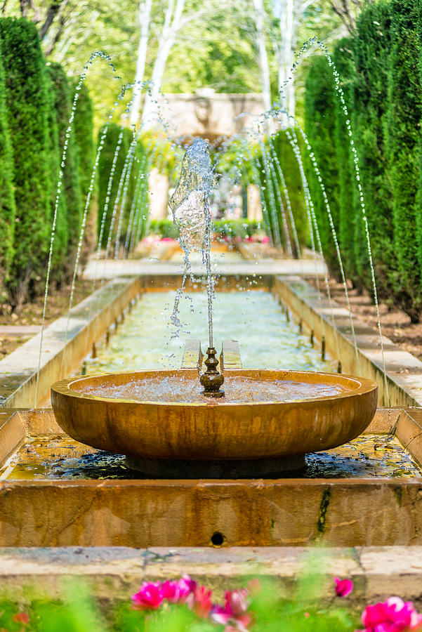 Mediterranean Fountain in Palma Photograph by Juergen Sack