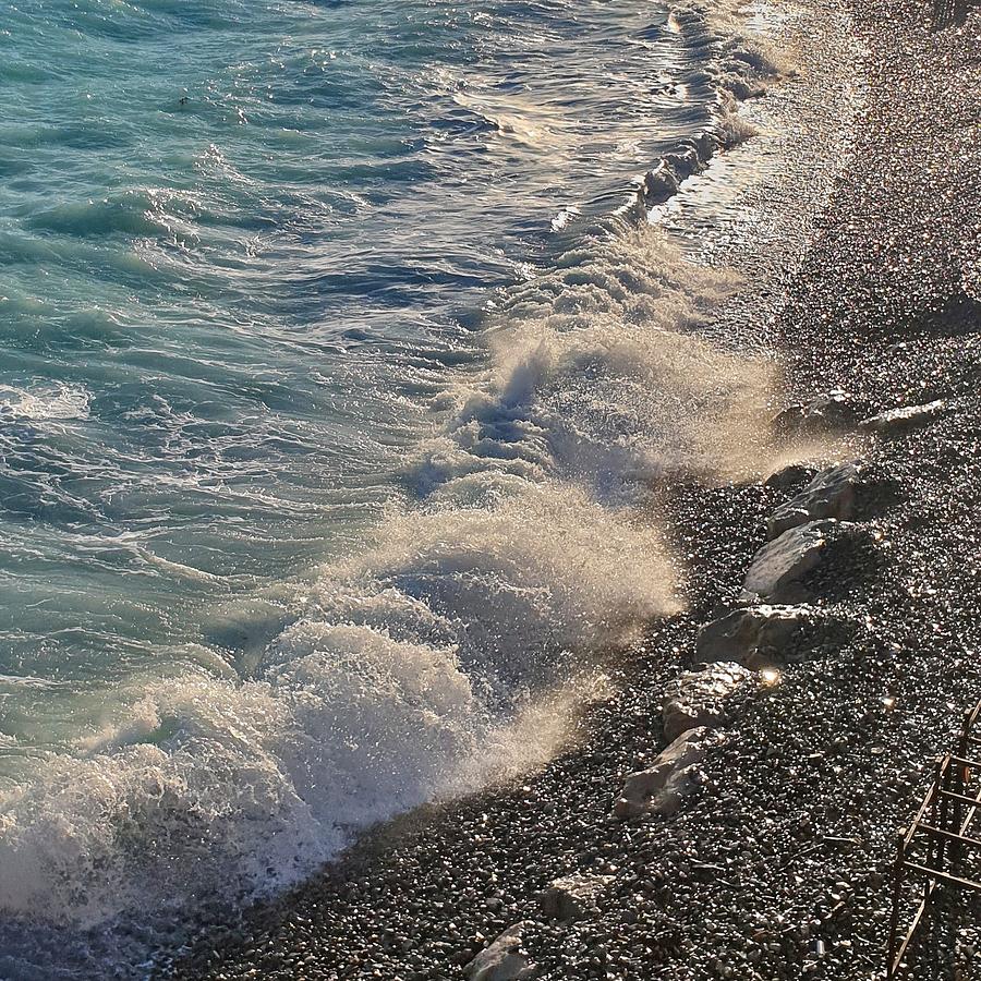 Mediterranean Splash  Photograph by Andrea Whitaker