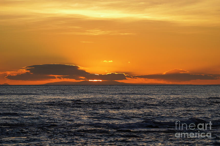 Mediterranean sunset. Photograph by Perry Van Munster