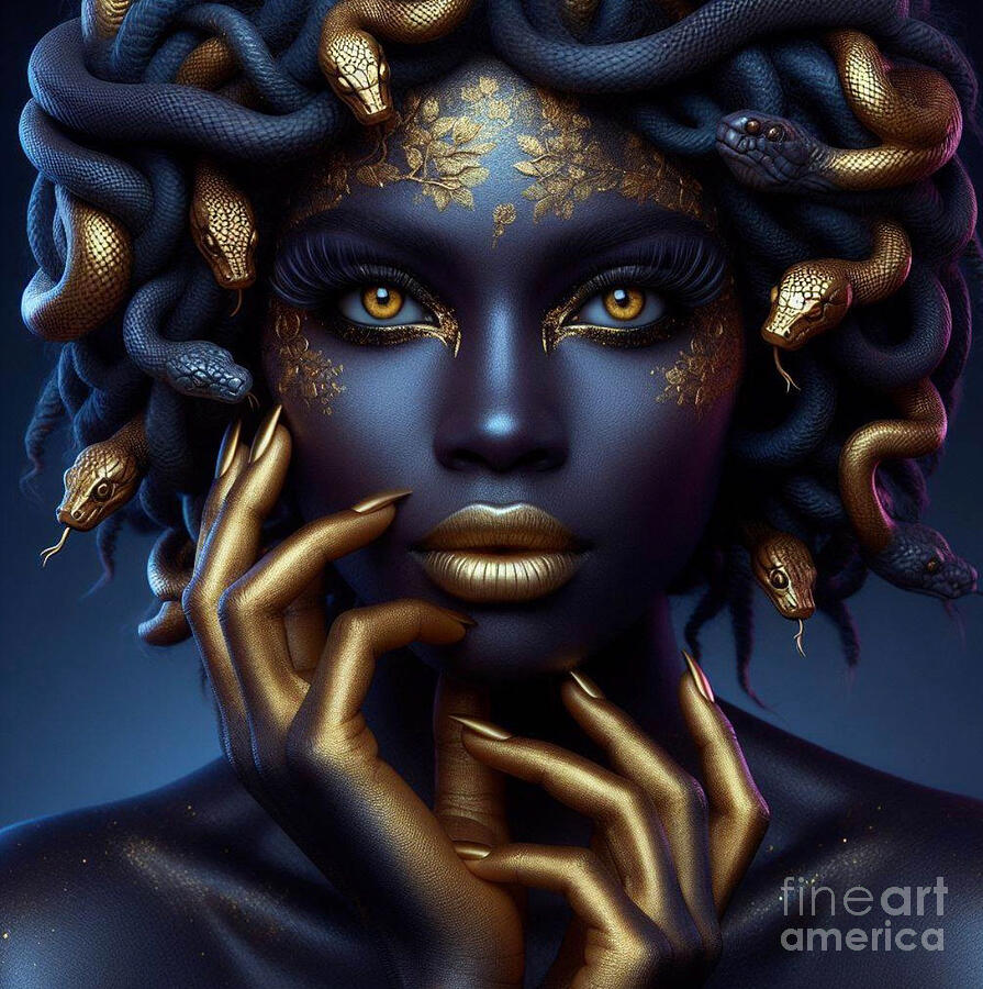 Medusa 7 Digital Art by Bob Christopher
