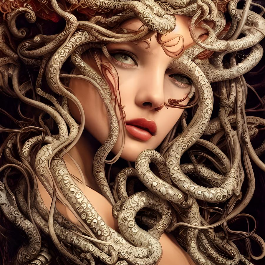 Medusa Digital Art by Cassie Peters - Fine Art America