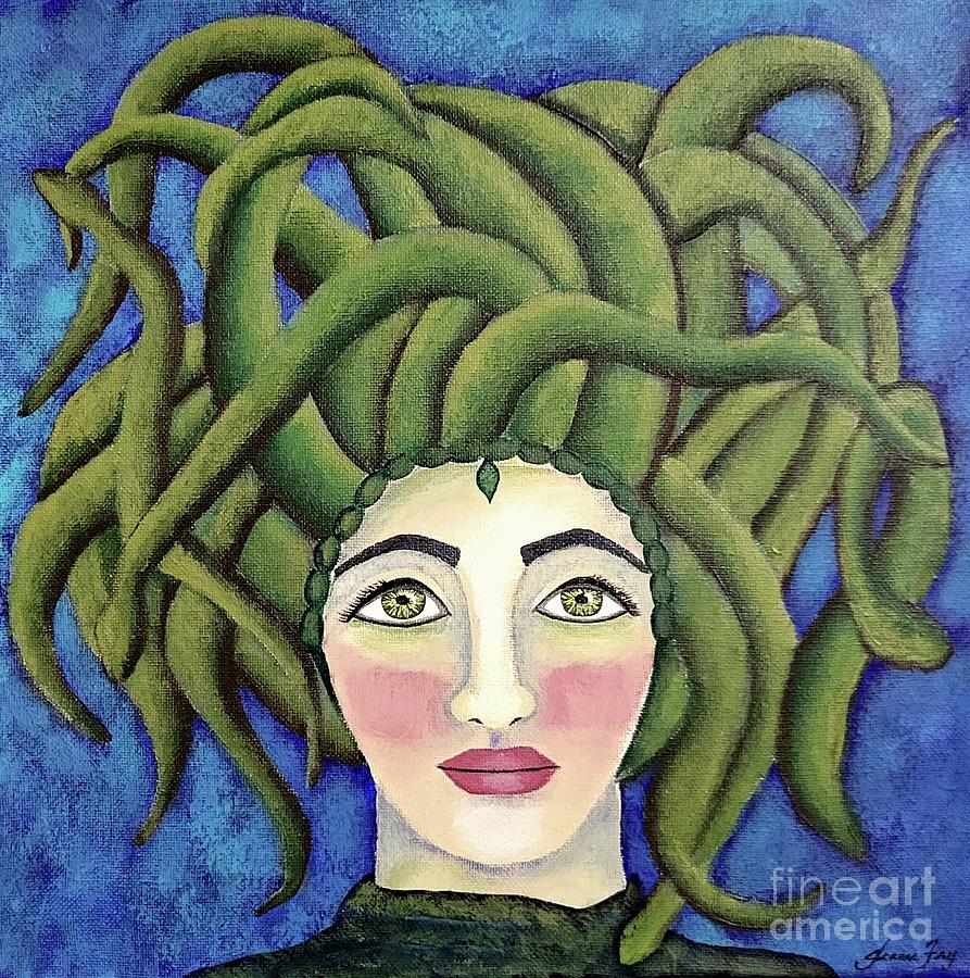 Medusa Painting by Jean Fry