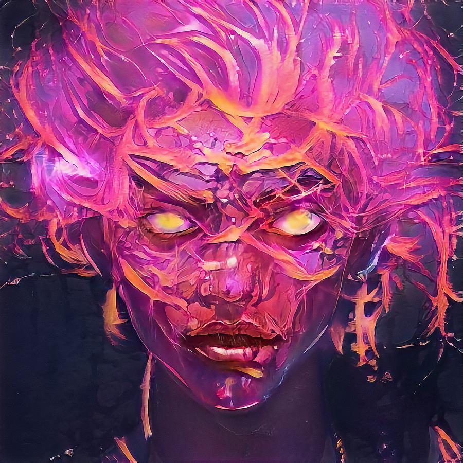 Medusa Digital Art by Skip Hunt