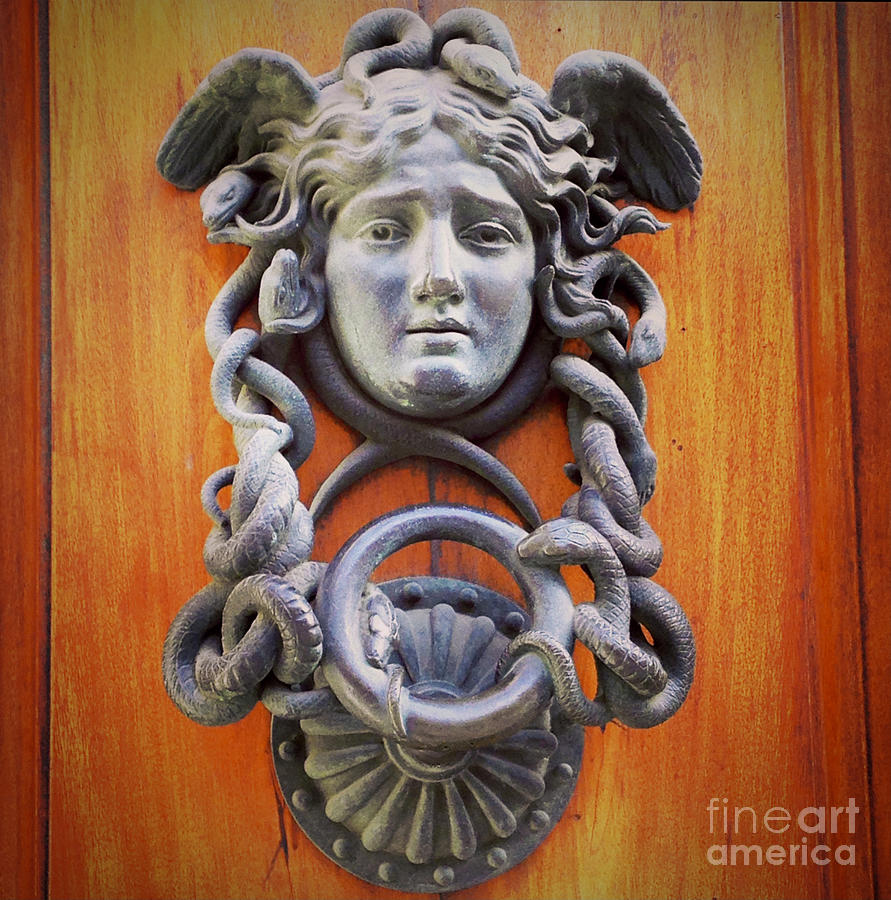 Medusas Door Photograph by Wendy Golden