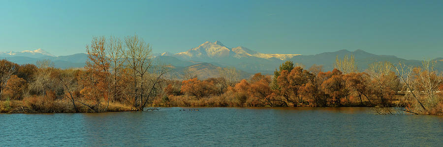 Meeker And Longs Peak Autumn Panoramic View Photograph