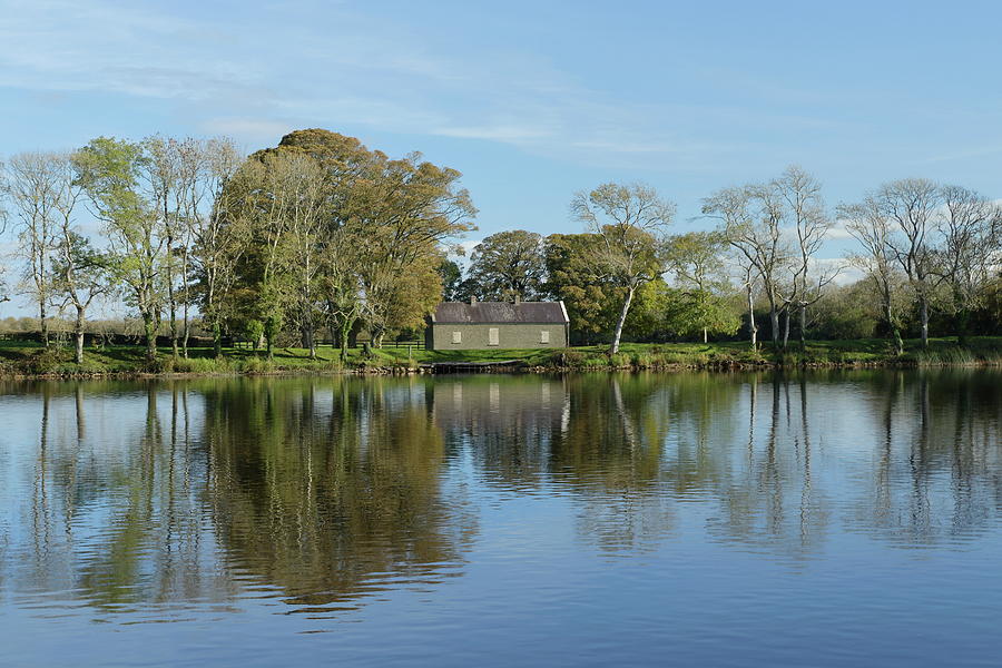 Meelick reflections Photograph by Peter Skelton