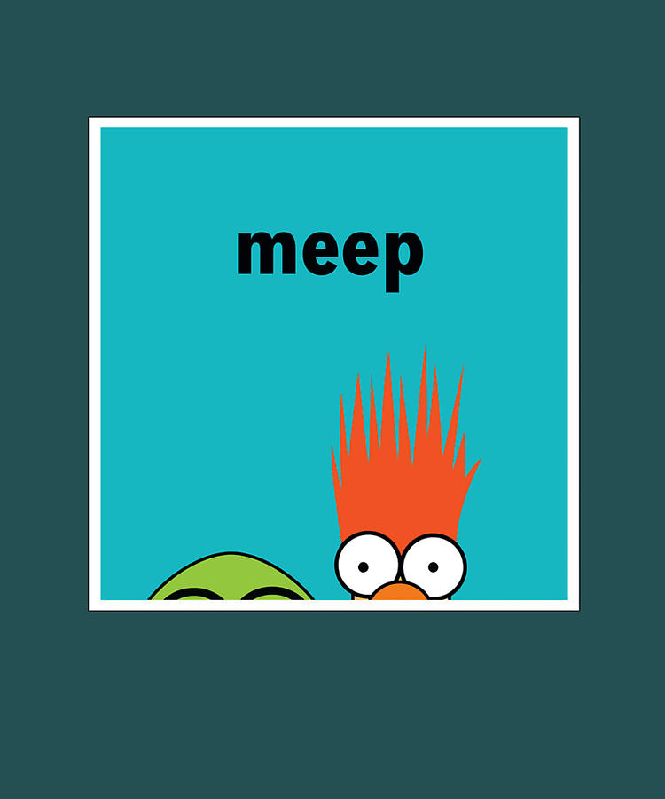 MEeP, Beaker Meep Funny by Byron Mark