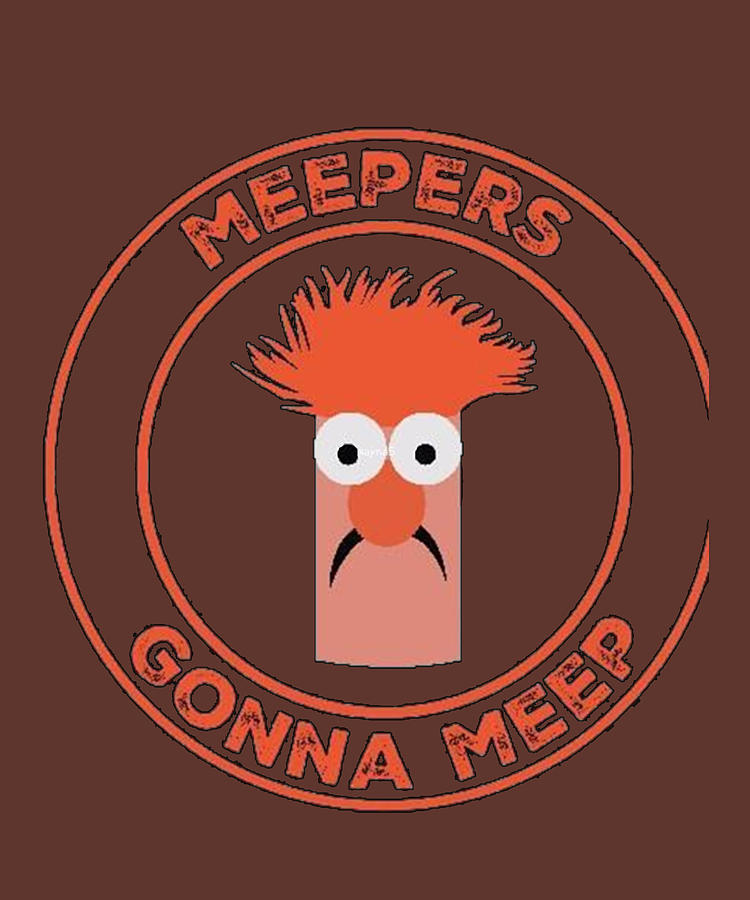 Meepers Gonna Meep Funny Meep Circles T-Shirt by Mary Davis