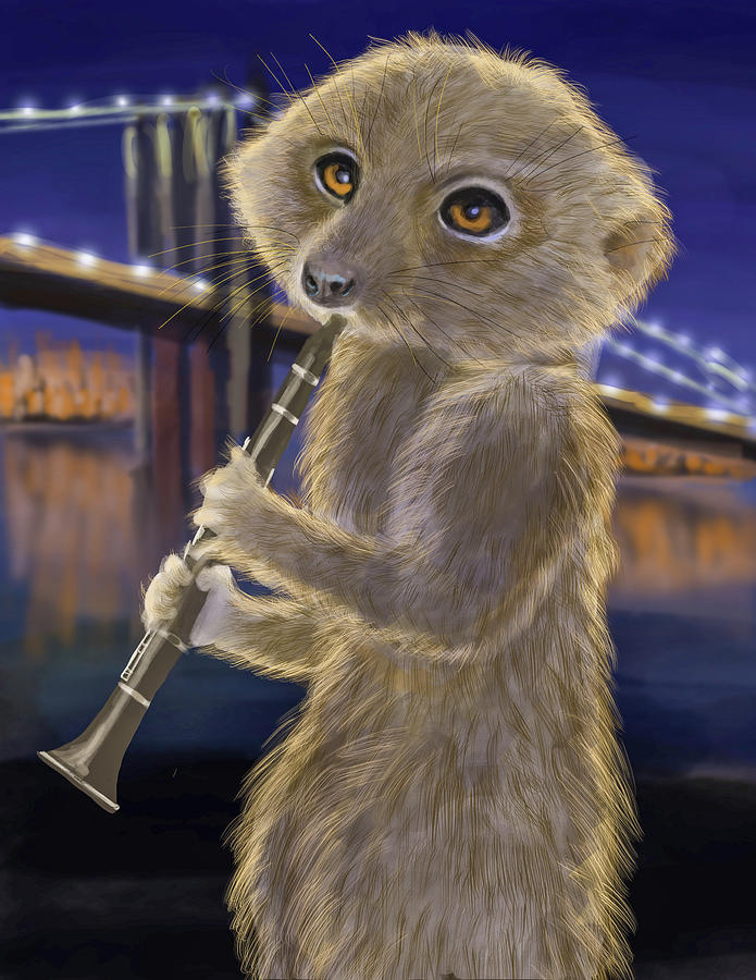 Meerkat Rhapsody  Digital Art by Larry Whitler