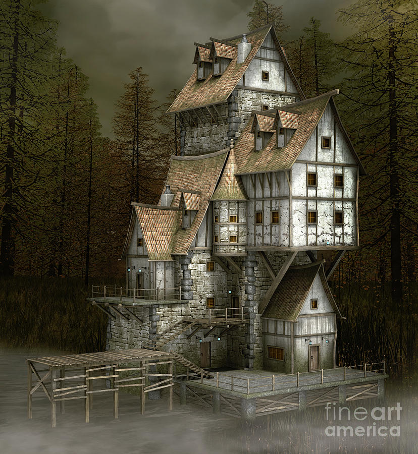 Meet Me At The Witch House Digital Art By Ellerslieart Fine Art America