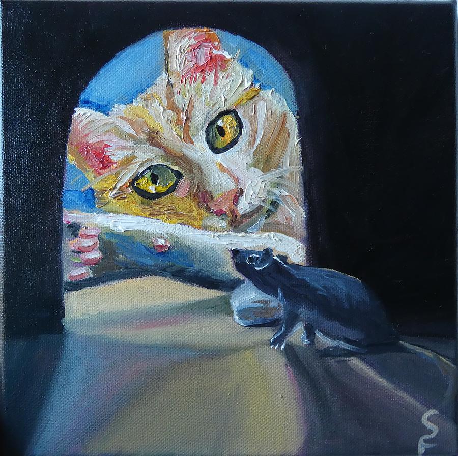 Animal Painting - Meet me by Sofia Gasviani