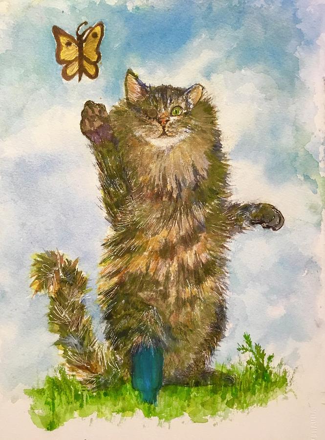 Meet Stubby Painting by Cheryl Wallace