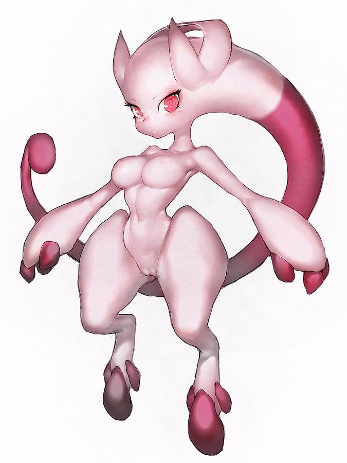 Mega Mewtwo Y Pokemon Drawing by Fumio - Pixels