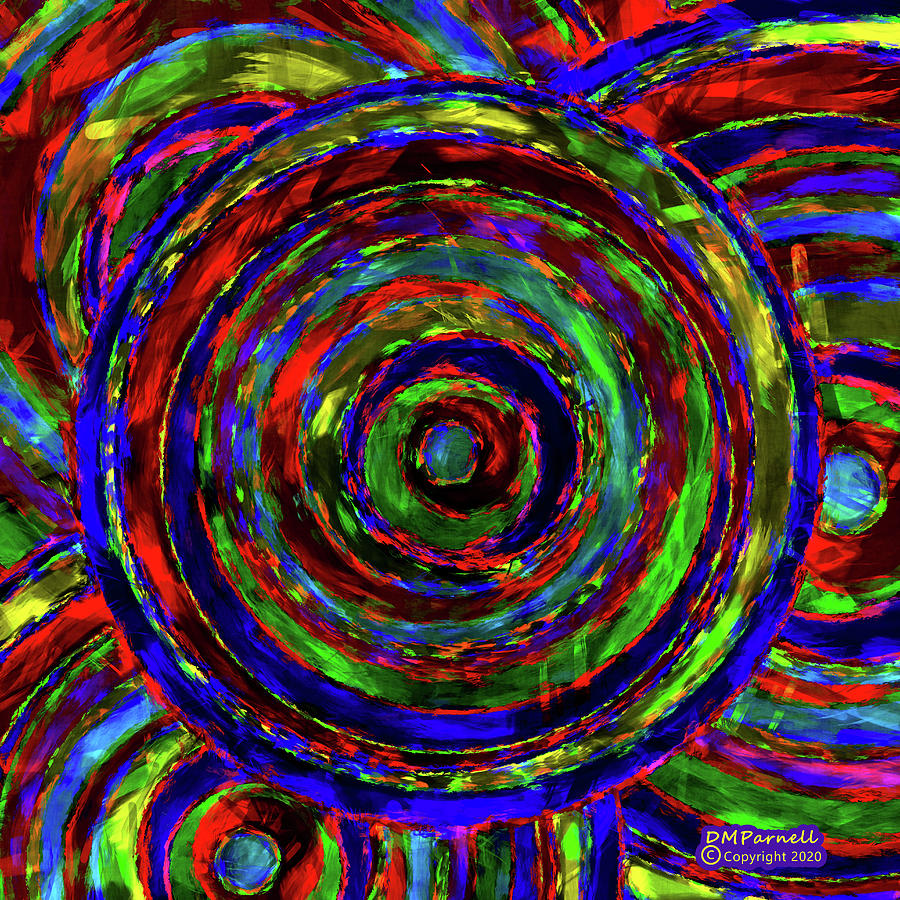 Mega Wobble Vivid Digital Art by Diane Parnell - Fine Art America