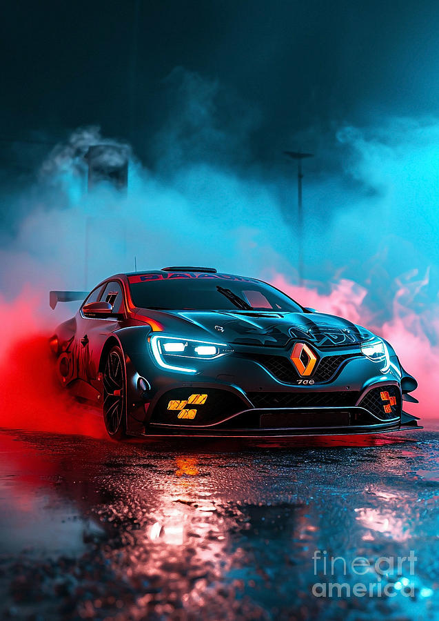 Megane E Vision Blaze Renault Megane E Vision in Epic Smoke by Clark Leffler