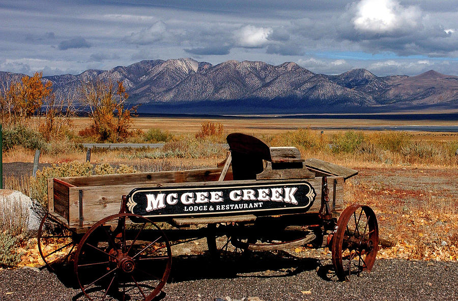 McGee Creek Vintage Wagon Photograph by Bonnie Colgan