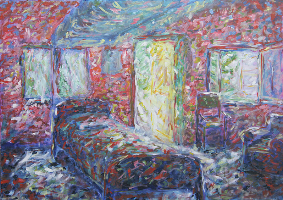 Meher Babas Bedroom Meherazad Painting Painting by Pete Caswell Meher Babas Bedroom Meherazad Painting Painting by Pete Caswell
