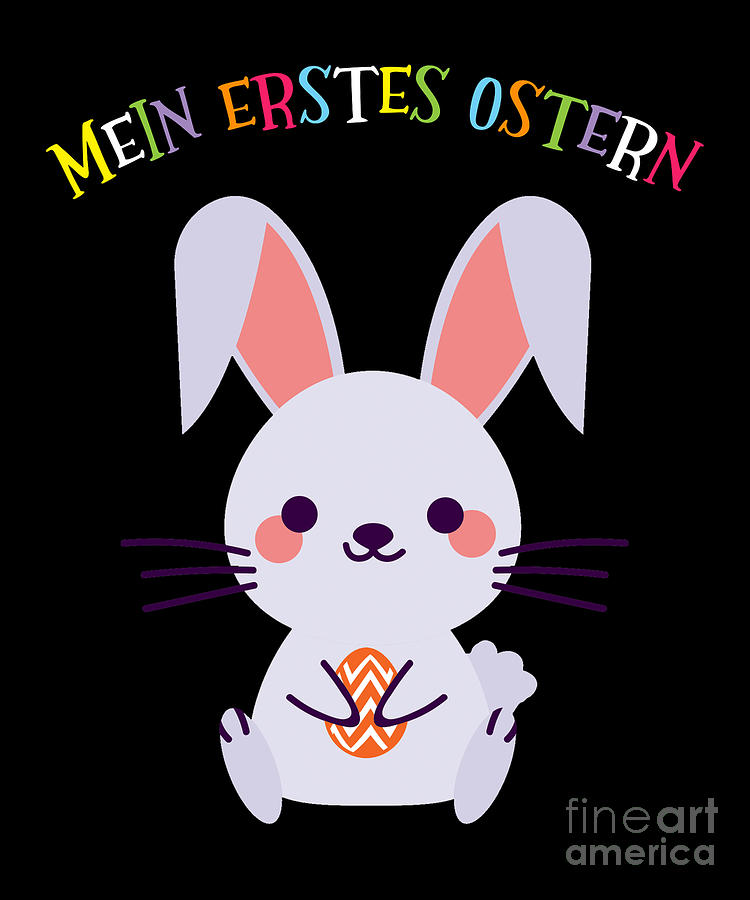 Egg Digital Art - Mein Erstes Ostern Egg Hunt Festival Holiday Gift by Thomas Larch