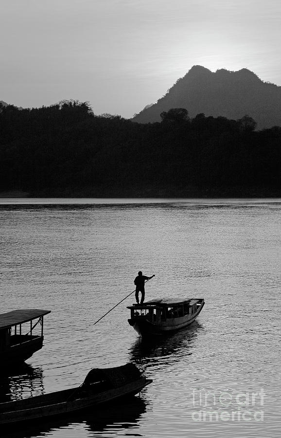 Mekong River - Luang Probang Laos Photograph by Craig Lovell